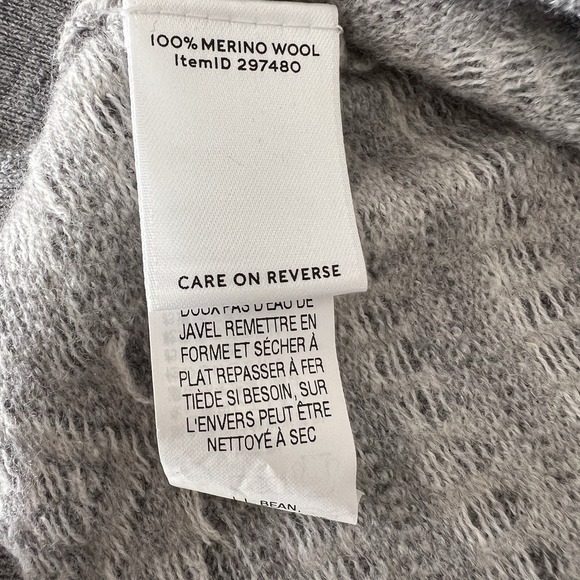 L. L. Bean Women's XS Fair Isle Nordic 100% Merino Wool Crew Turtleneck Sweater - Picture 8 of 9